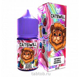 Жидкость Catswill STRONG Черника Малина Лимонад 30 мл